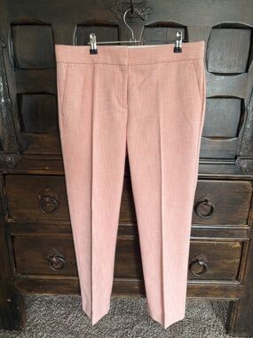 Ann Taylor Devin Fit Tailored Pink Dress Pants